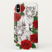White Tigers Case-Mate iPhone Hülle (Rückseite)