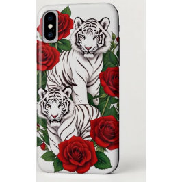 White Tigers Case-Mate iPhone Hülle