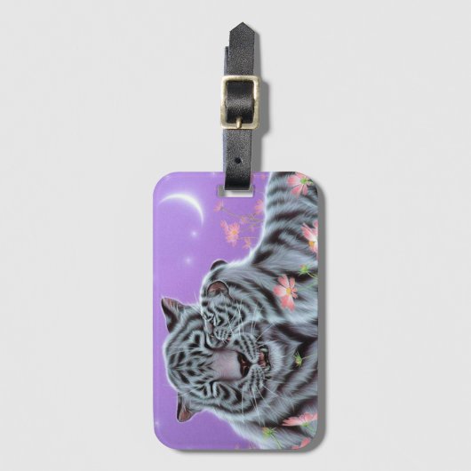 White Tigers Gepäckanhänger (Vorderseite Vertikal)