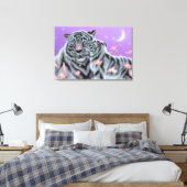 White Tigers Leinwanddruck (Insitu (Schlafzimmer))