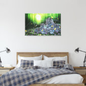 White Tigers Leinwanddruck (Insitu (Schlafzimmer))