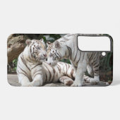 White Tigers Samsung Galaxy Case Hülle (Rückseite (Horizontal))
