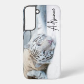 White Tigers Samsung Galaxy Hülle (Rückseite)