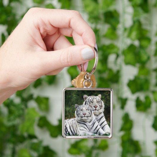 White Tigers Schlüsselanhänger (Hand)