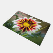 White Tipped Gazania Doormat Fußmatte (Schrägansicht)