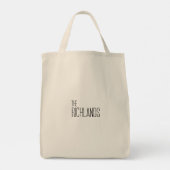 White Tote Bag Tragetasche (Rückseite)