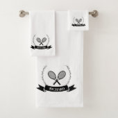 white towel, bath towel, guest towel, tennis, badhandtuch set (Insitu)