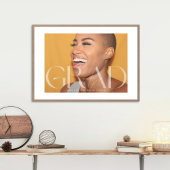 White Transparent Modern Foto Grad 2024 School Poster