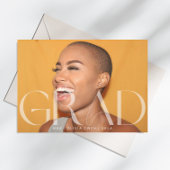 White Transparent Moderner Foto Text Grad 2025 Ankündigung