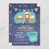 White Trash Birthday bash Party Einladung (Vorne/Hinten)