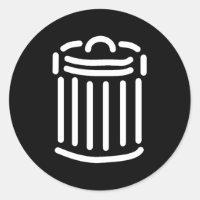 White Trash Can Symbol