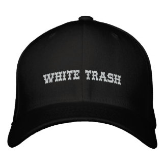 White Trash Cap Bestickte Baseballkappe