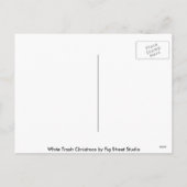 White Trash Christmas Feiertagspostkarte (Rückseite)