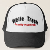 White Trash Franc-Hut Truckerkappe (Vorderseite)