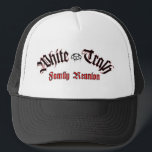 White Trash Truckerkappe<br><div class="desc">Cap White Trash - Family Reunion</div>