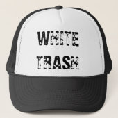 WHITE TRASH TRUCKERKAPPE (Vorderseite)