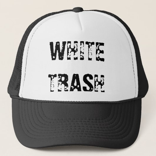 WHITE TRASH TRUCKERKAPPE (Vorderseite)