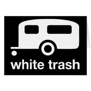 White Trashanhängerikone - Wohnwagensiedlung