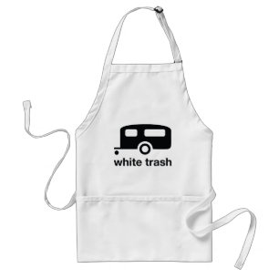 White Trashanhängerikone - Wohnwagensiedlung Schürze
