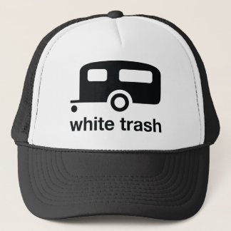 White Trashanhängerikone - Wohnwagensiedlung Truckerkappe