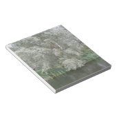 White Tree and River Landscape Notepad Notizblock (angewinkelt)