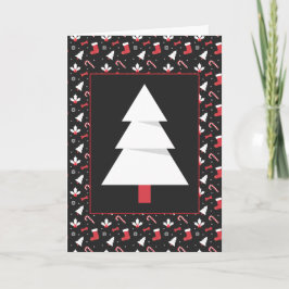 White Tree Chalkboard Weihnachten