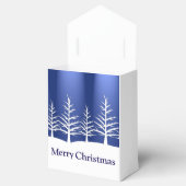 White Tree Silhouetten Elegante Weihnachten Geschenkschachtel (Geöffnet)