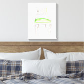 WHITE TRELLIS-STUHL LEINWANDDRUCK (Insitu (Schlafzimmer))