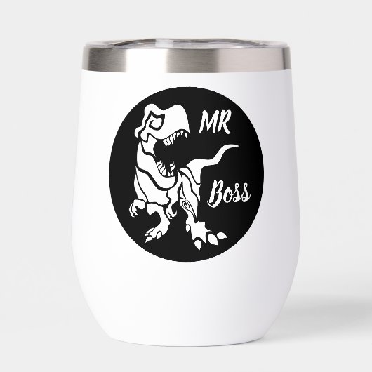 White Trex der Boss Dino (Rückseite)