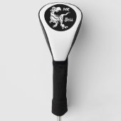 White Trex der Boss Dino Golf Headcover (Vorderseite)