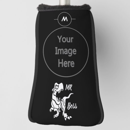 White Trex der Boss Dino Golf Headcover (Rotieren 90)