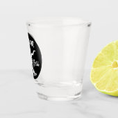 White Trex der Boss Dino Schnapsglas (Rechts)