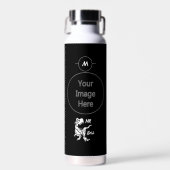 White Trex der Boss Dino Trinkflasche (Vorne)