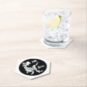 White Trex der Boss Dino Untersetzer (Vor Ort)