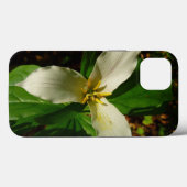 White Trillium Blume Spring Wildblume Case-Mate iPhone Hülle (Rückseite (Horizontal))