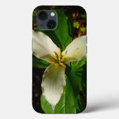 White Trillium Blume Spring Wildblume Case-Mate iPhone Hülle (Rückseite)