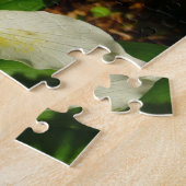 White Trillium Blume Spring Wildblume Puzzle (Seite)