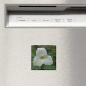 White Trillium Magnet (In Situ (Geschirrspüler))