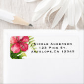 White Tropical Hibiskus Blätter Chic Wedding Aloha (Insitu)