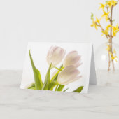 White Tulips-Karte für alle Fälle Karte (Gelbe Blume)