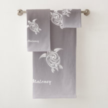 White Turtles Taupe Gradiet Name hinzufügen