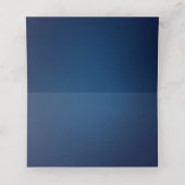 White Twinkle String Lights auf Blue Platzkarte (Innenseite Aufgefaltet)