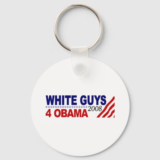 White Typ 4 Obama Schlüsselanhänger (Vorderseite)