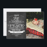 White Typografy Chalkboard Weihnachtsfotokarte Feiertagskarte<br><div class="desc">Elegante und einzigartige Typografie auf Chalkboard (Blackboard) Hintergrund- Familie Xmas Fotokarten mit leerem Rücken, die Ihnen viel Platz verlasse, um eine handschriftliche Notiz zu schreiben, wenn Sie möchten. Fügen Sie einfach und schnell Ihr eigenes Foto hinzu, indem Sie einfach auf das kleine Vorschaubild des Beispielfotos klicken, um dann Ihr eigenes...</div>