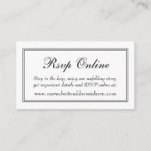 White UAWG Online Begleitkarte (Vorderseite)