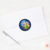 White Unicorn, Alien World Sticker (Umschlag)
