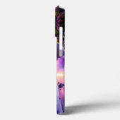 White Unicorn Fantasy Tropical Beach Case-Mate iPhone Hülle (Rückseite / Links)