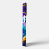 White Unicorn Fantasy Tropical Beach Case-Mate iPhone Hülle (Rückseite / Rechts)