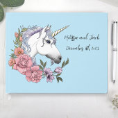 White Unicorn Wedding Gästebuch