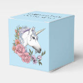 White Unicorn Wedding Geschenkschachtel (Vorderseite)